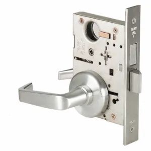 BEST 45H0L15H626RH Mortise Lockset, Grade 1, 45H Rose Trim, Satin Chrome, Not Keyed | CN9LBC 45CK85