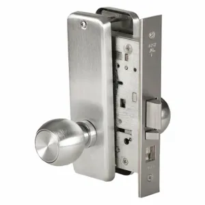 BEST 45H7A4J626RH Mortise Lockset, 1, 45H Escutcheon, Satin Chrome, Different | CN9LWH 45CK21