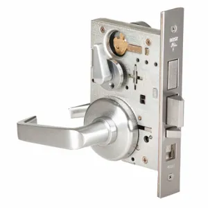 BEST 45H7AB15H626LH Lever, Grade 1, Left Hand, Satin Chrome, Best F, Ada/Astm/Bhma/Ul | CN9LBD 53DX88