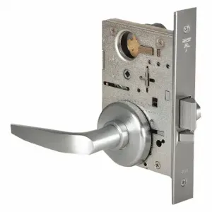 BEST 45H7D16H626RH Mortise Lockset, Grade 1, 45H Escutcheon, Satin Chrome, Different | CN9LBP 45CK76