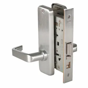 BEST 45H7R15J626RH Mortise Lockset, Grade 1, 45H Escutcheon, Satin Chrome, Different | CN9KYD 45CK24