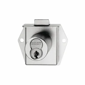 BEST 5L7ML2626 Interchangeable Core Cabinet and Drawer Latchbolt Locks, 1 1/2 Inch Size Material Thick | CN9LGX 402T35