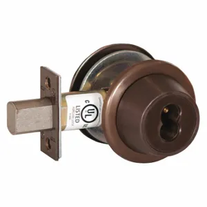 BEST 8T27KSTK613 Deadbolt, 1, Oil Rubbed Bronze, Not Keyed | CN9KLW 481U28