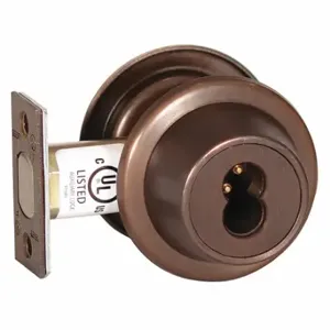 BEST 8T27MSTK613 Deadbolt, 1, Oil Rubbed Bronze, Not Keyed | CN9KLV 481U30