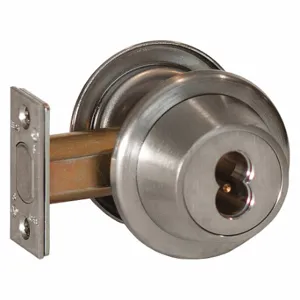 BEST 8T27MSTK626 Deadbolt, 1, Satin Chrome, Not Keyed | CN9KMB 481U31