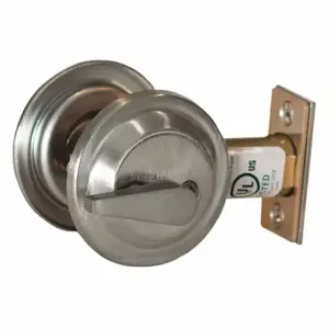 BEST 8T30KLSTK626 Deadbolt, 1, Satin Chrome, Not Keyed | CN9KLY 481U33