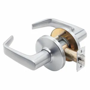 BEST 9K30L15CSTK626 Door Lever Lockset, Grade 1, Satin Chrome, Not Keyed | CN9LAL 481U39