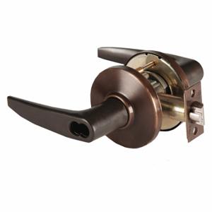 BEST 9K37D16DS3613 Door Lever Lockset, Grade 1, Curved No Return Lever, Oil Rubbed Bronze, Coreless | CN9KRB 481U65