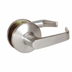 BEST 9KDT2DT15D626 Door Lever Lockset, Grade 1, Satin Chrome, Not Keyed | CN9KUE 481U84