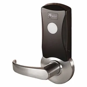 BEST 9KX37R14DS3626 Door Lever Lockset, Grade 1, 9K Lever, Satin Chrome, Different, Bhma/Ul Listed, Lever | CN9KQV 49UW59