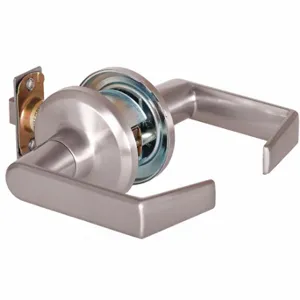 BEST QTL230E619SAFLS Door Lever Lockset, Grade 2, Sierra, Satin Nickel, Not Keyed | CN9KUW 446M96