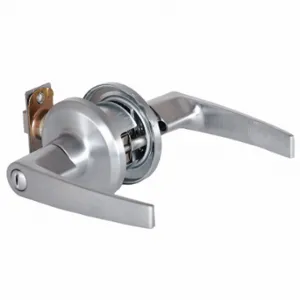 BEST QTL240A626SAFLR Door Lever Lockset, Grade 2, Slate, Satin Chrome, Not Keyed | CN9KVB 446M93