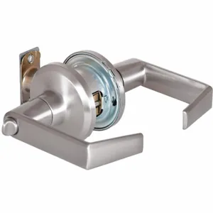 BEST QTL240E619SAFLS Door Lever Lockset, Grade 2, Sierra, Satin Nickel, Not Keyed | CN9KUV 446N01