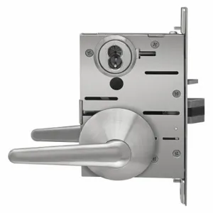 BEST SPSLMLRF16F630RH Mortise Lockset, Spsl Escutcheon, Satin Stainless Steel | CN9KZM 52LC12