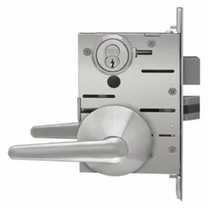 BEST SPSLMLW316F630RH Mortise Lockset, Lever, Satin Stainless Steel | CN9KZE 487G06