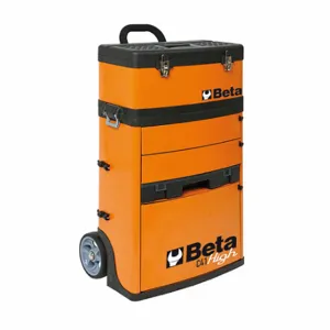 BETA TOOLS C41 H Rolling Tool Box, 21 1/8 Inch Width, 13 1/4 Inch Depth, 36 1/4 Inch Height, Keyed | CN9MCX 420T84