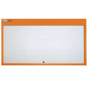 BETA TOOLS C57P O Pegboard Wall Cabinet, 67 Inch x 6 Inch x 37 Inch, Roll Up, Recessed Pull Handle & Keyed | CN9MCV 420T87