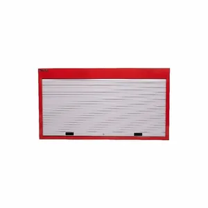 BETA TOOLS C57P R Pegboard Wall Cabinet, Roll Up, Recessed Pull Handle & Keyed, Red | CN9MCW 420T89