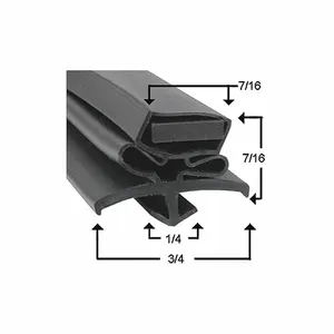 NORLAKE 87760 Door Gasket, 13-1/8 Inch X 16-1/8 Inch | CT4DPH 62XK65