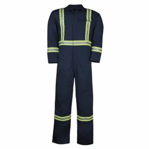 BIG BILL 1325US7-5XLT-NAY Coverall, 8.7 Cal/Sq Cm ATPV, MenS, 5X, 64 Inch | CN9MPA 49R020