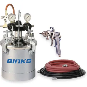 BINKS 98C-357 Pressure Tank Outfit 2.8 G | AC3HKR 2TKN9