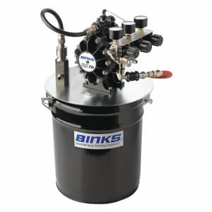 BINKS DX70R3-PF Membranpumpe, Druck, selbstansaugend, 5 Gallonen Fassungsvermögen, Acetal, 100 PSI | CN9MXQ 46AY08