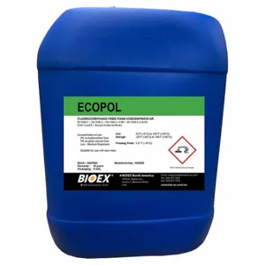 BIO EX F05.01.1515 Firefighting Foam, ECOPOL, Class A and Class B fires, 5 gal Container Size, Pail | CN9NAF 797F97