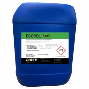 BIO EX F05.02.1515 Firefighting Foam, ECOPOL, Class A and Class B fires, 5 gal Container Size, Pail | CN9NAG 797FC5