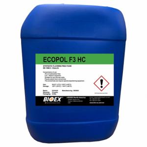 BIO EX F05.04.0515 Firefighting Foam, ECOPOL F3HC, Hydrocarbon fires, 5 gal Container Size, Pail | CN9MZY 797FA3