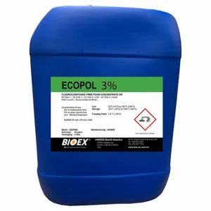 BIO EX F05.12.0515 Firefighting Foam, ECOPOL, Class A and Class B fires, 5 gal Container Size, Pail | CN9NAE 797FD0