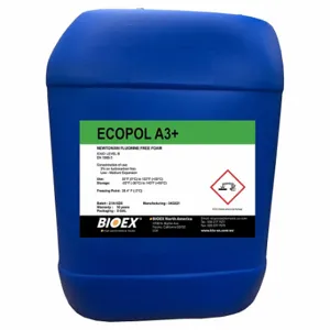 BIO EX F05.14.0515 Firefighting Foam, ECOPOL A, Airport Fire Protection, 5 gal Container Size, Pail | CN9NAP 797FA9