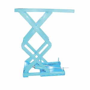 BISHAMON INDUSTRIES X-30SE Scissor Lift Table, Electro Hydraulic, 660 lbs. Capacity, 20 x 40 Inch Platform | CJ8VTX