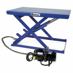 BISHAMON INDUSTRIES LX-25L Scissor Lift Table, 550 Lb Load Capacity, 40 Inch Platform Length | CN9NBQ 4ZD63