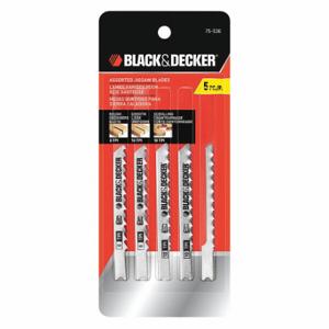 BLACK & DECKER 75-530 Jig Saw Blades, Wood, PK 5 | CN9PQF 41WD53