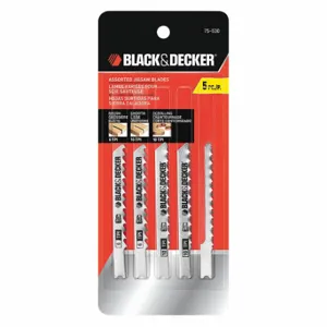 BLACK & DECKER 75-530 Jig Saw Blades, Wood, PK 5 | CN9PQF 41WD53