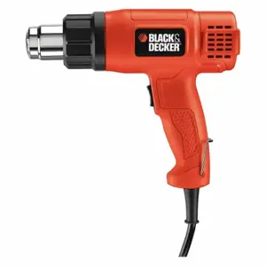 BLACK & DECKER HG1300 Dual Temperature Heat Gun, Pistol-Grip, 120VAC, Two-Prong, 750 Deg F To 1000 Deg F | CN9PNM 41VF81