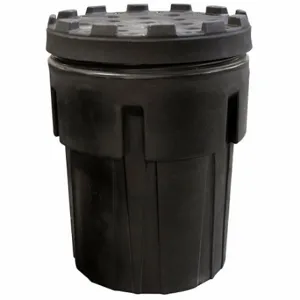 BLACK DIAMOND 1095-BD Eco Solutions OverPack Drum, Polyethylene, 95 Gal, Screw-On Lid, 41 1/2 X 31 1/2 Inch Size | CV2NVA 452M36