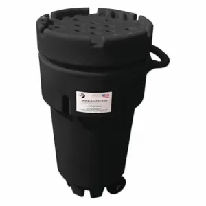 BLACK DIAMOND 1259-BD Eco Solutions OverPack Drum, Polyethylene, 50 Gal, Screw-On Lid, 46 X 24 Inch Size, Hdpe | CV2NUZ 452M38