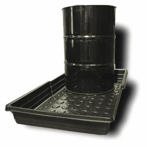 BLACK DIAMOND 5142-BD Drum Spill Deck, 54 Inch L X 28 Inch W, 33 Gal Spill Capacity, Black | CP2RQJ 35LT86