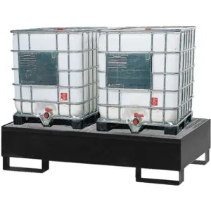 BLACK DIAMOND 9480-BD IBC Spill Pallet 120 Inch Length x 53 Inch Width x 20 Inch Height | AH4UYR 35LT99