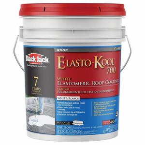 BLACK JACK 5527-1-30 Elasto-Kool 700 4.75 Gallonen weiße, elastische, reflektierende Dachbeschichtung, Acrylpolymer | CN9QZR 806JX2