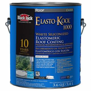 BLACK JACK 5530-1-20 Elasto-Kool 1000 3.6 Quart weiße elastische reflektierende Dachbeschichtung, reflektierend | CN9QZP 806JX3