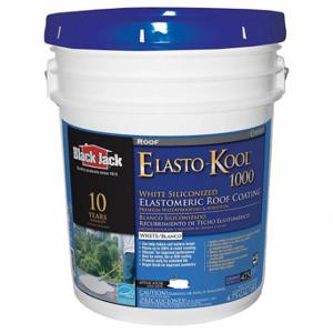 BLACK JACK 5530-1-30 Elasto-Kool 1000 5-Gallonen weiße elastische reflektierende Dachbeschichtung, reflektierend | CN9QZQ 806JX4