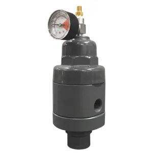 BLACOH INDUSTRIES H10-049-VV-TT Hybrid Valve, 150 PSI Max. Pressure, 1/2 Inch FNPT, PVC Wetted Material | CG6LJG