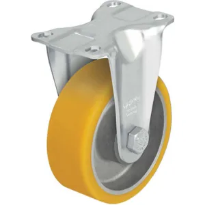 BLICKLE B-ALTH 125K-12 Rigid Plate Caster Polyurethane Yellow | AF6MYF 19YP94