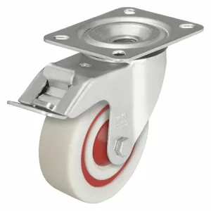 BLICKLE LE-POW 100K-FI-FK Swivel Plate Caster With Total-lock 330 Lb 4 Inch Diameter | AB6VWB 22N048