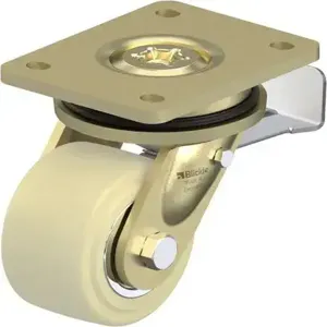 BLICKLE LS-GSPO 101K-ST Swivel Plate Caster With Total-lock 3300 Lb 4 Inch Diameter | AB6VWQ 22N073