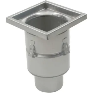 BLUCHER BFD-314 Floor Drain With 8 Inch Square Top 4 In | AA3WNF 11X360