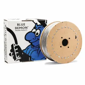 BLUE DEMON E71T1-PLUS-035-11 Gas Shield Flux Core Weld Wire, .035x11lb | CN9RRA 225L83