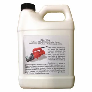 BN PRODUCTS USA BN7356 Hydraulic Oil, Petroleum, 1 Qt, Jug, Iso Viscosity Grade 68 | CN9RZT 56HE98